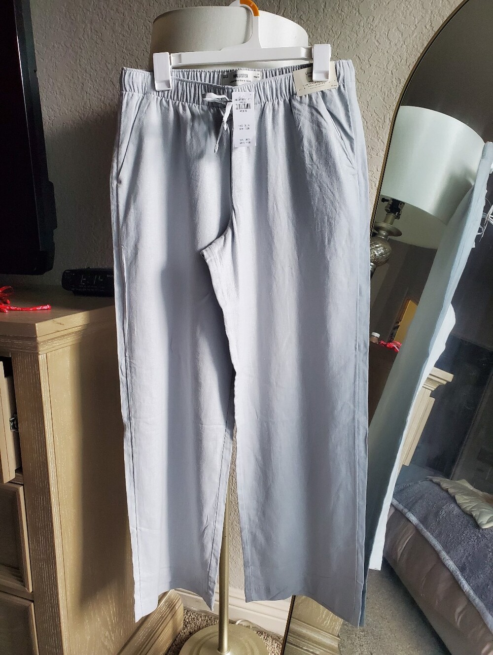 Hollister Linen Blend Wide Leg Pants NWT size M